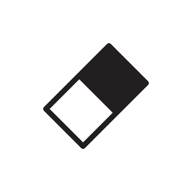 Plantilla de ilustración de vector de icono de borrador