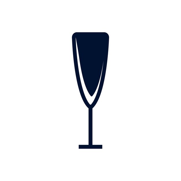 plantilla de ilustración de vector de icono de vino