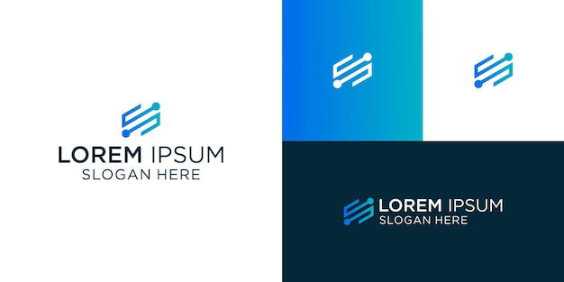 Plantilla de ilustración de vector de stock de elemento de diseño de logotipos de logotipo de flecha de letra S