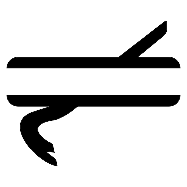 plantilla de ilustración vectorial del diseño del icono del logotipo de Crowbar