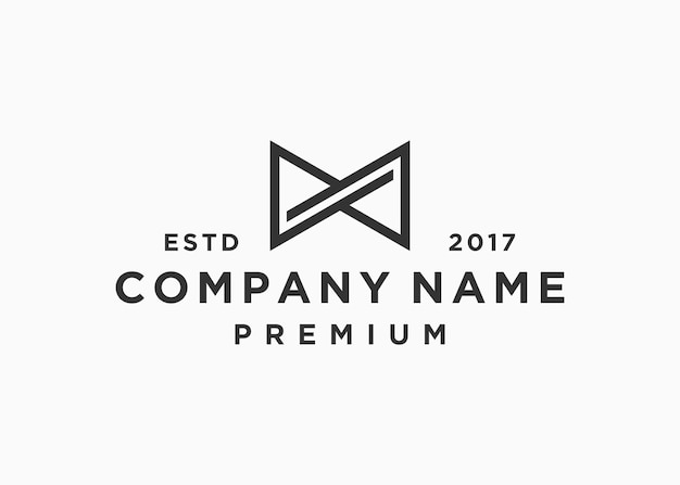 plantilla de ilustración vectorial de diseño de logotipo infinito de letra m