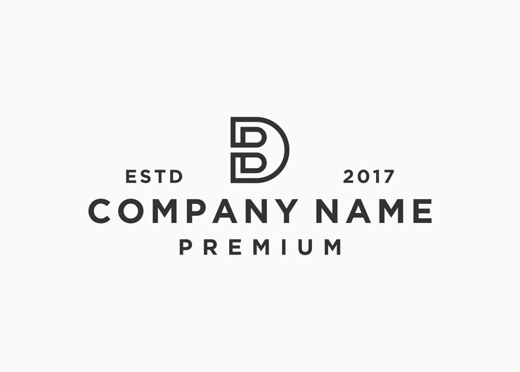 Vector plantilla de ilustración vectorial de diseño de logotipo de letra db