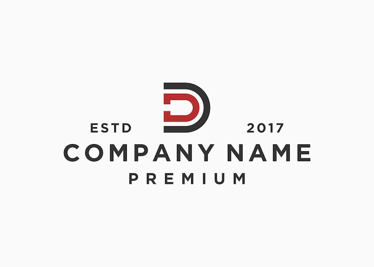 Vector plantilla de ilustración vectorial de diseño de logotipo de letra dc