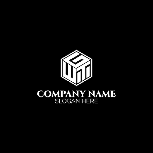 plantilla de ilustración vectorial de diseño de logotipo de letra inicial EGT