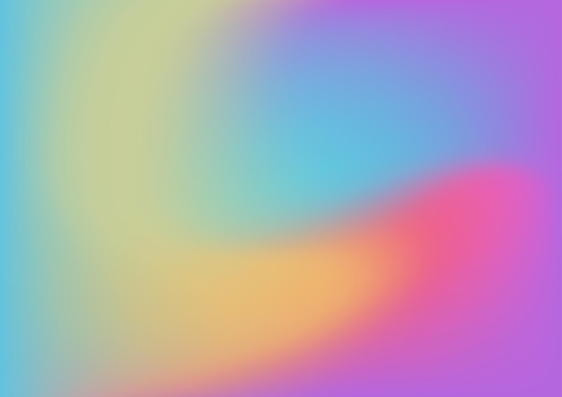 plantilla de ilustración vectorial de gradiente de arco iris de fondo borroso abstracto para el cartel del sitio web del banner