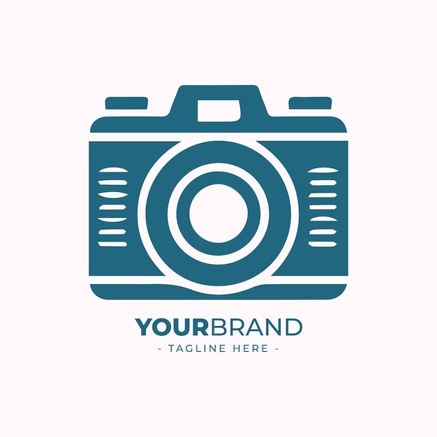 plantilla de ilustración vectorial del logotipo de la cámara