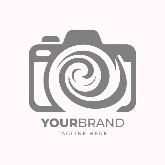 plantilla de ilustración vectorial del logotipo de la cámara