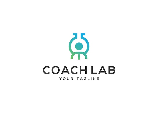 Plantilla de ilustración vectorial del logotipo de Coach Lab