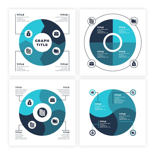 Plantilla de infografía del ciclo de vida del proyecto