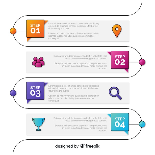 Plantilla de infografía corporativa empresarial, composición de elementos infográficos