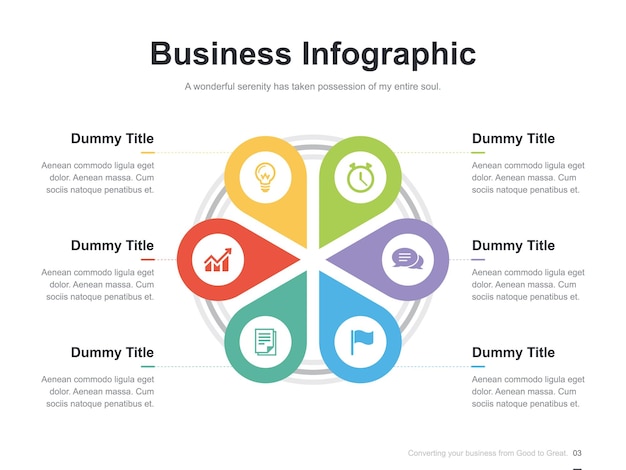 Plantilla de infografía empresarial de presentación vectorial con diagrama de circulación de proceso de paso