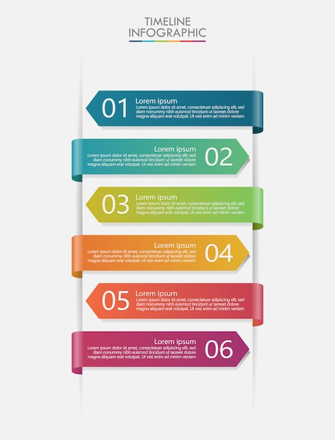 Plantilla de infografía empresarial de presentación