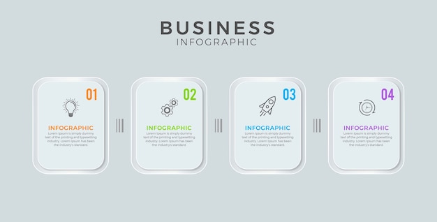 Plantilla de infografía empresarial