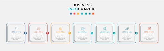 Plantilla de infografía empresarial