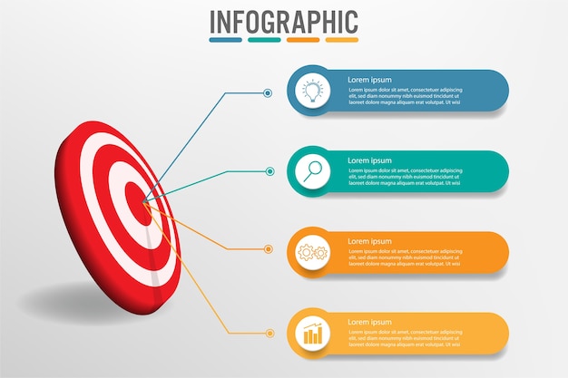 Plantilla de infografía empresarial