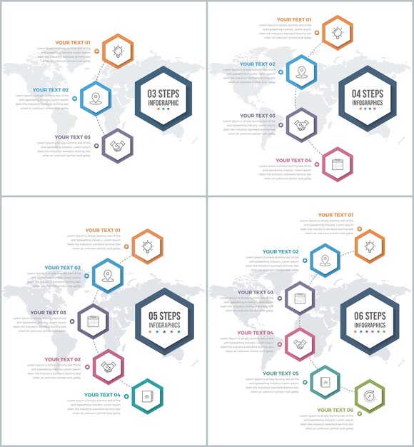 Plantilla de infografía con hexágono (04 artículo)