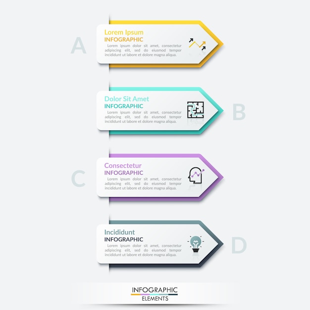 Plantilla de infografía moderna