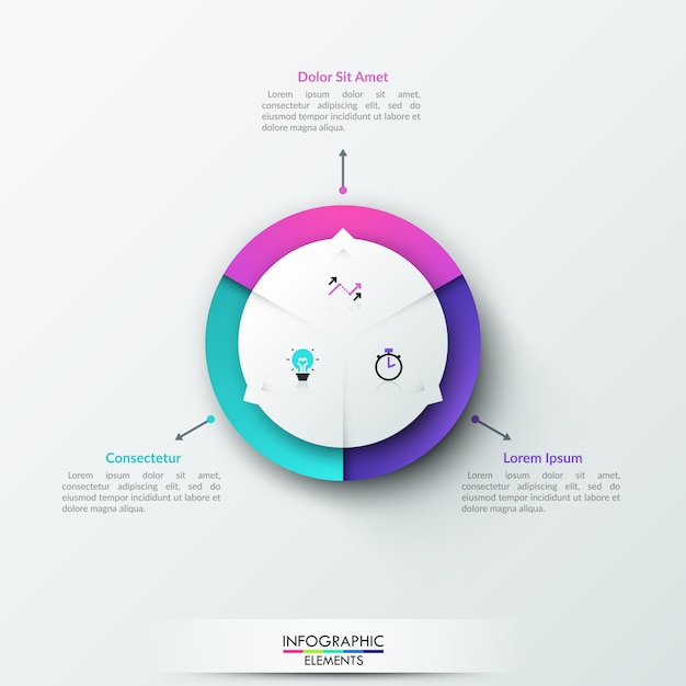 Plantilla de infografía moderna