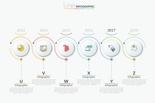 Plantilla de infografía moderna