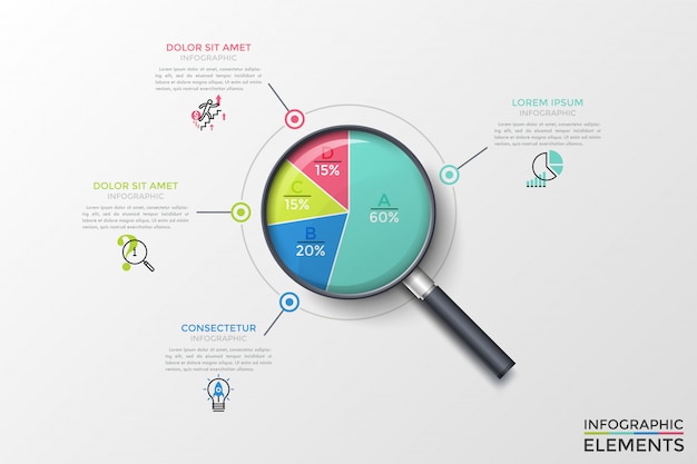 Plantilla de infografía moderna