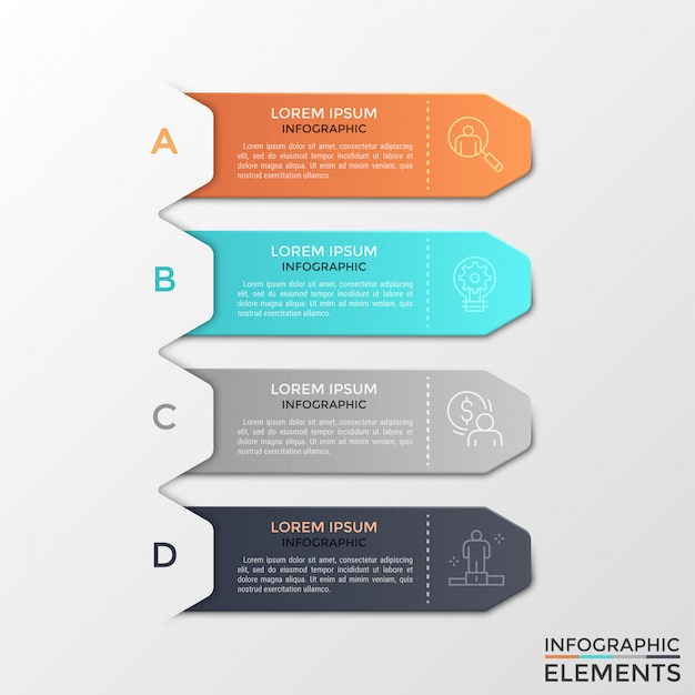 Plantilla de infografía moderna