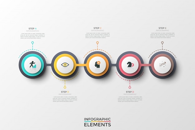 Plantilla de infografía moderna