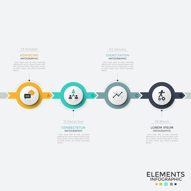 Plantilla de infografía moderna