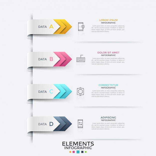 Plantilla de infografía moderna