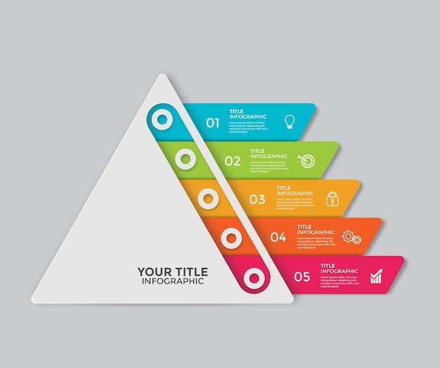 Plantilla de infografía simple