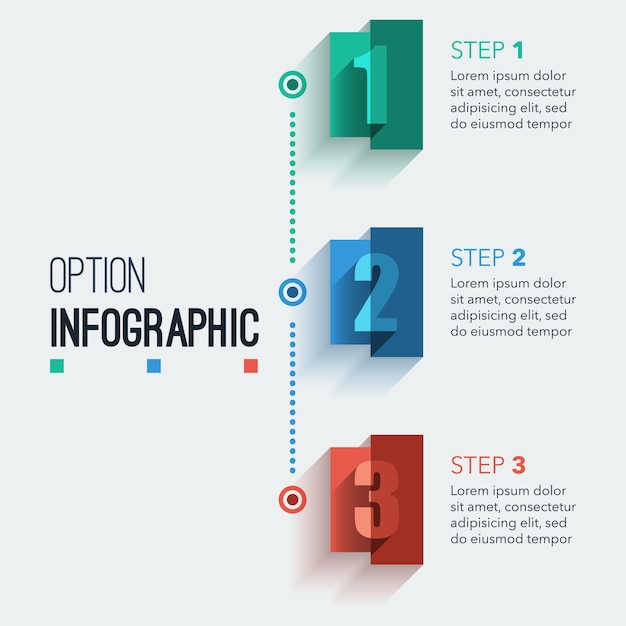 Vector plantilla de infografía