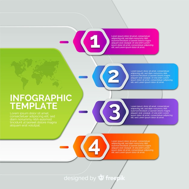 Plantilla de infografía