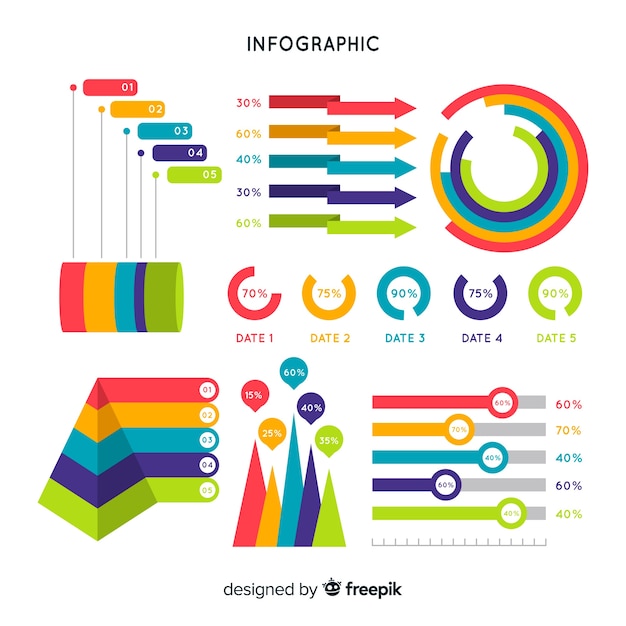 Vector plantilla de infografía