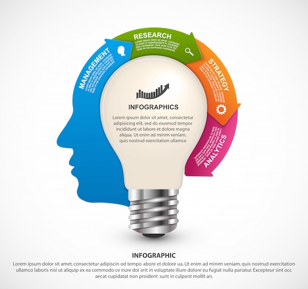 Plantilla de infografía.