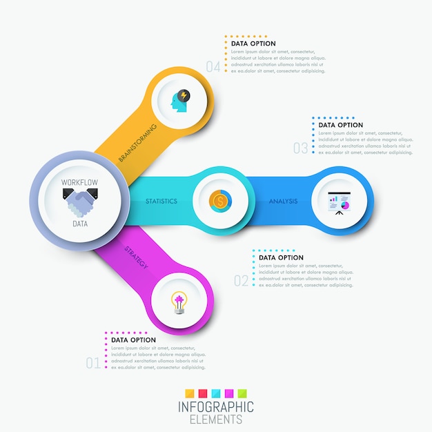 Plantilla de infografía