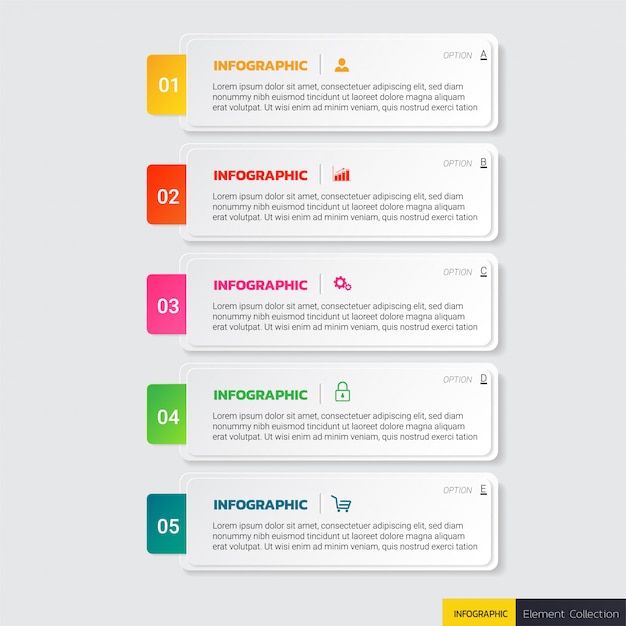 Plantilla de infografía