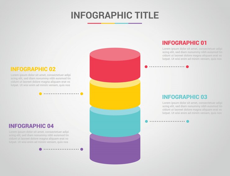 Vector plantilla de infografía