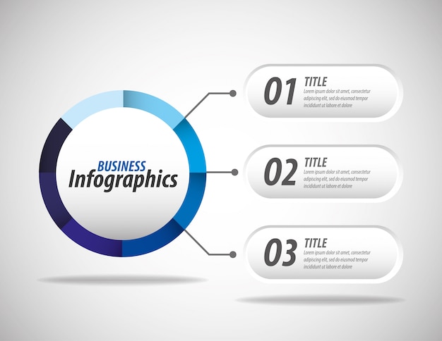 Plantilla de infografías de negocios