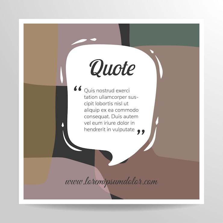 Vector plantilla infográfica de cita de testimonio creativo ilustración vectorial editable fondo negro