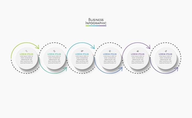 plantilla infográfica de negocios