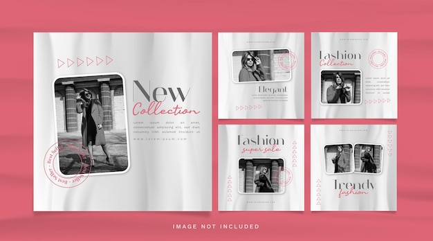 Plantilla de Instagram de publicación de moda