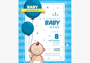 invitaciones de baby shower niño