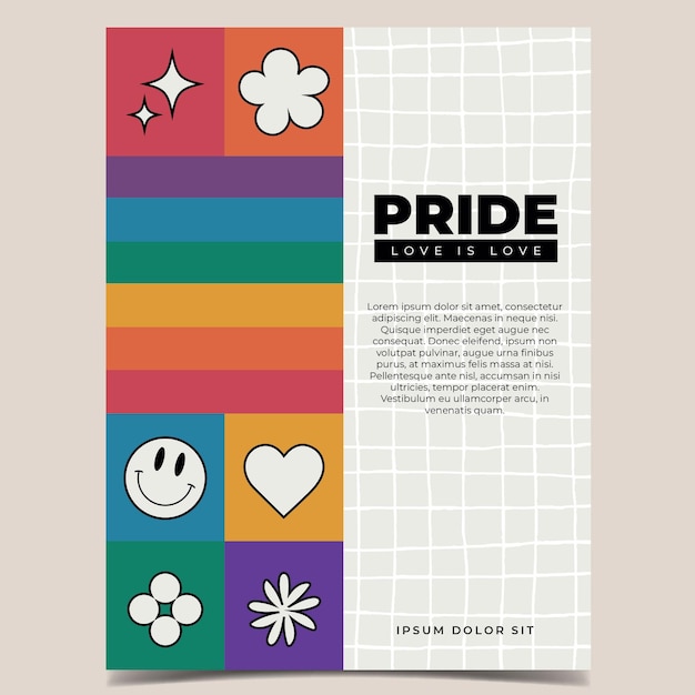 Plantilla de invitación para el Mes del Orgullo