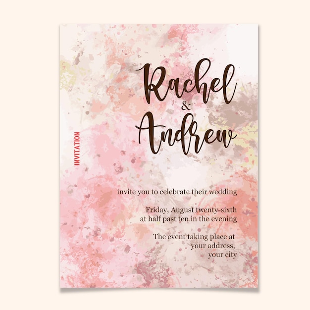 Plantilla de invitación