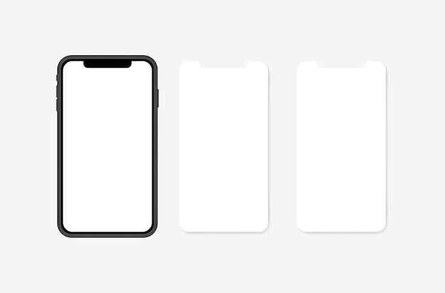 plantilla de iPhone color plano diseño de iPhone ilustración vectorial