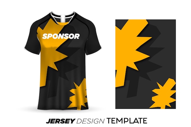 Plantilla de jersey y camiseta deportiva. diseño deportivo para fútbol, carreras, camisetas de juego. vector.