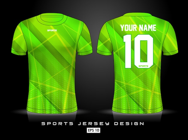 Plantilla de jersey deportivo