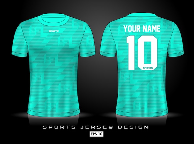 Vector plantilla de jersey deportivo