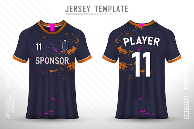 Vector plantilla jersey sport freepik