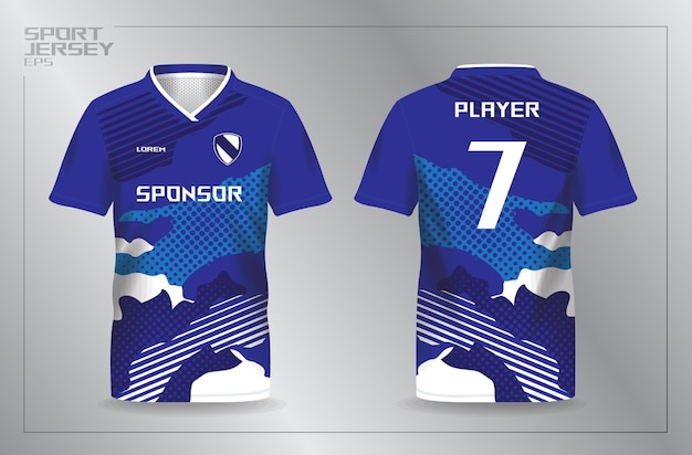 Plantilla jersey sport