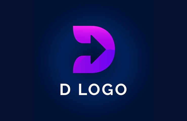 Vector plantilla de la letra d del logotipo